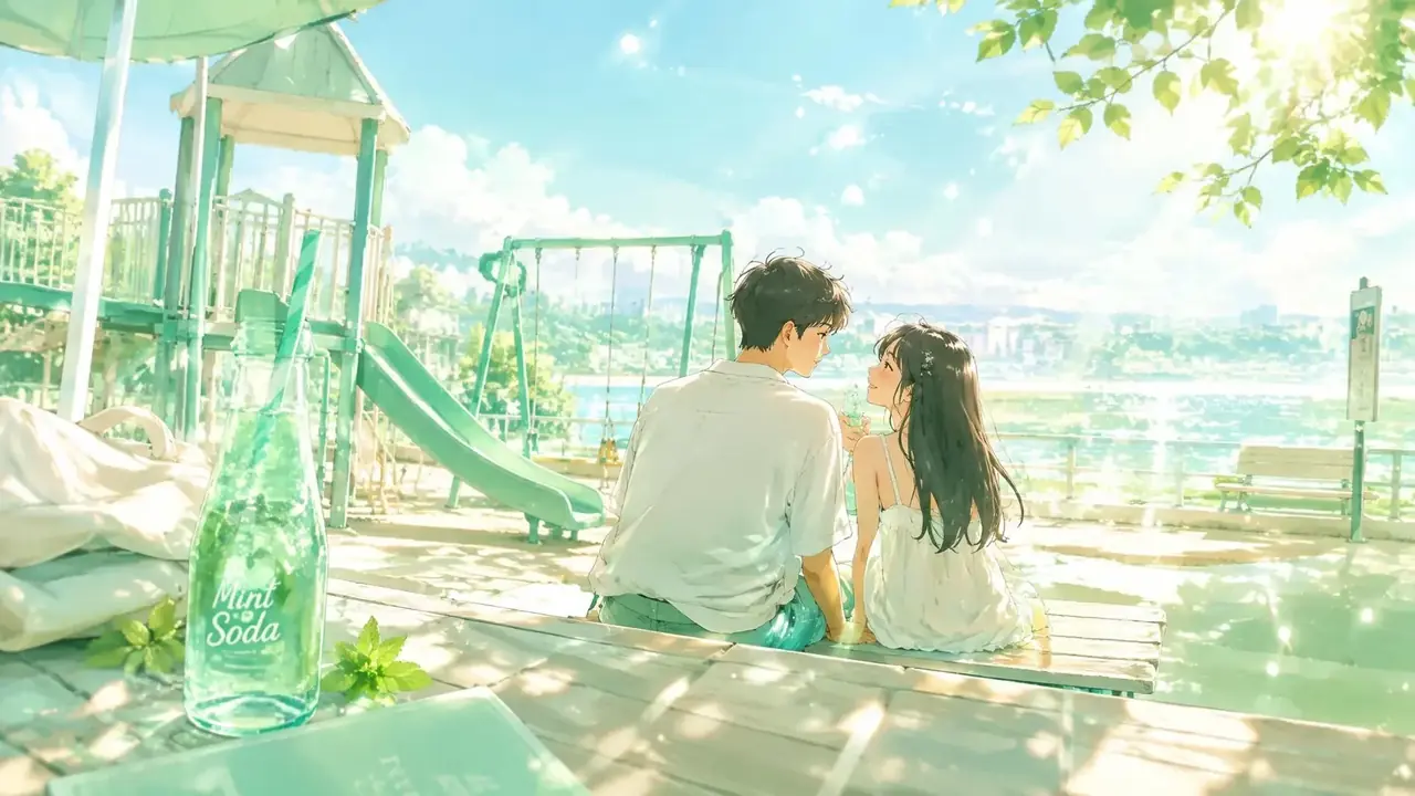 黄果短剧官网《薄荷味的夏天》首屏推荐海报